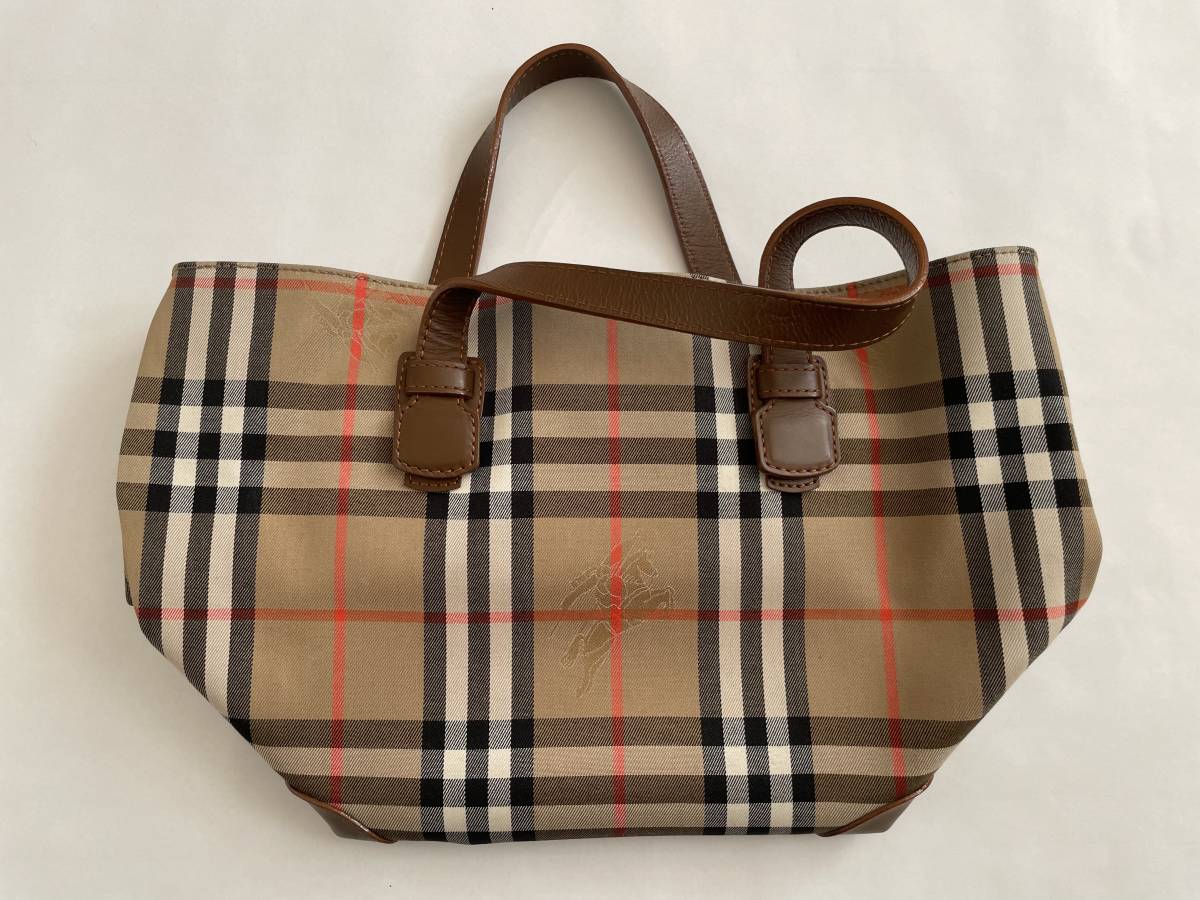 ✨️美品✨️ Burberrys バーバリーズ レザー ハンドバッグ トート 黒 ほぼ未使用 箱袋付 バーバリーズ ノバチェック レザー ハンドバッグ