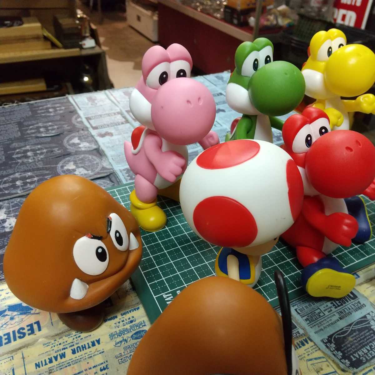 ヨッシー ピノキオ クリボー ソフビ フィギュア まとめて まとめ売り