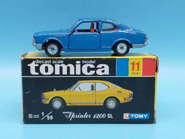 tomica 1/59 no.11 1974 Toyota sprinter sl