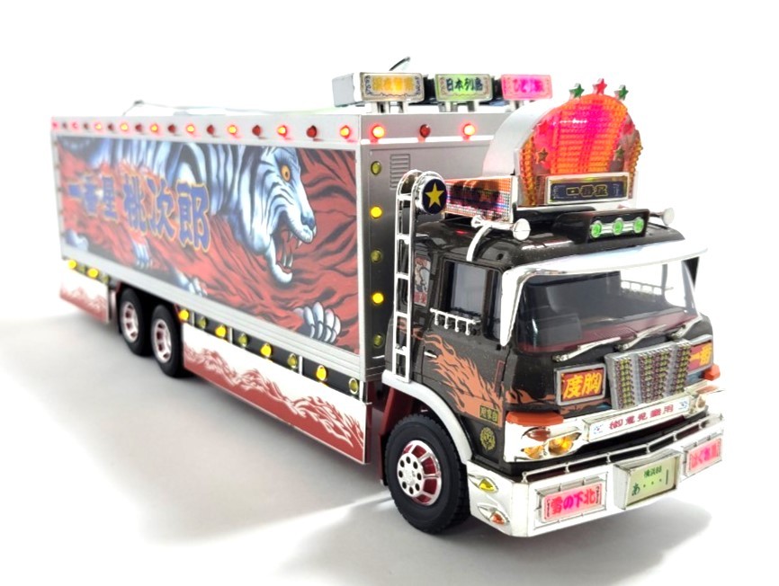 □【通電確認済】バンダイ トラック野郎 No.07 一番星北へ帰る  