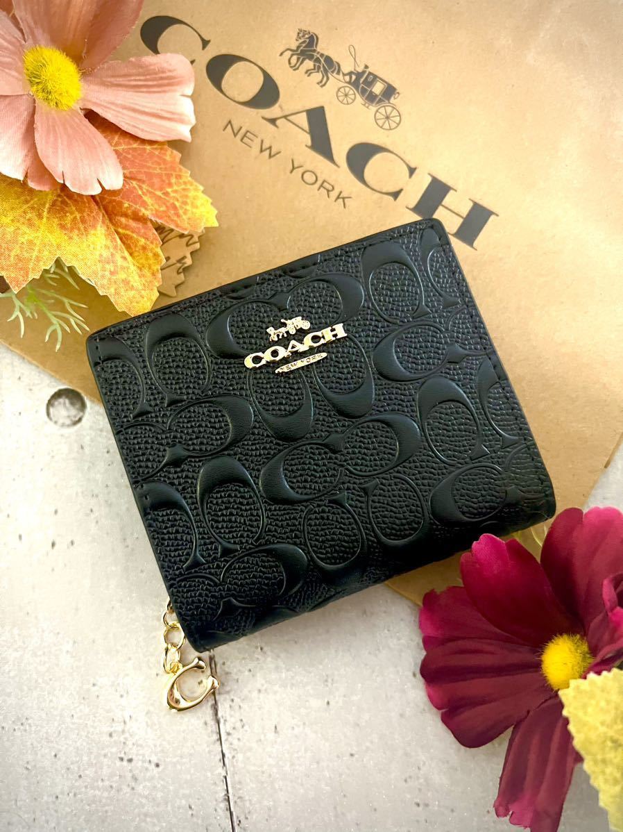 コーチ COACH ラウンドファスナー二つ折り財布 メンズ （送料無料 