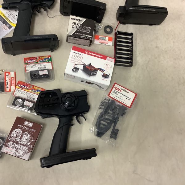 1円〜 訳あり Futaba T3PL 送信機、ROUTE 246 インディビジュアルオイルダンパー MR-03N用 ナロー、京商 フロントサスアームセット他