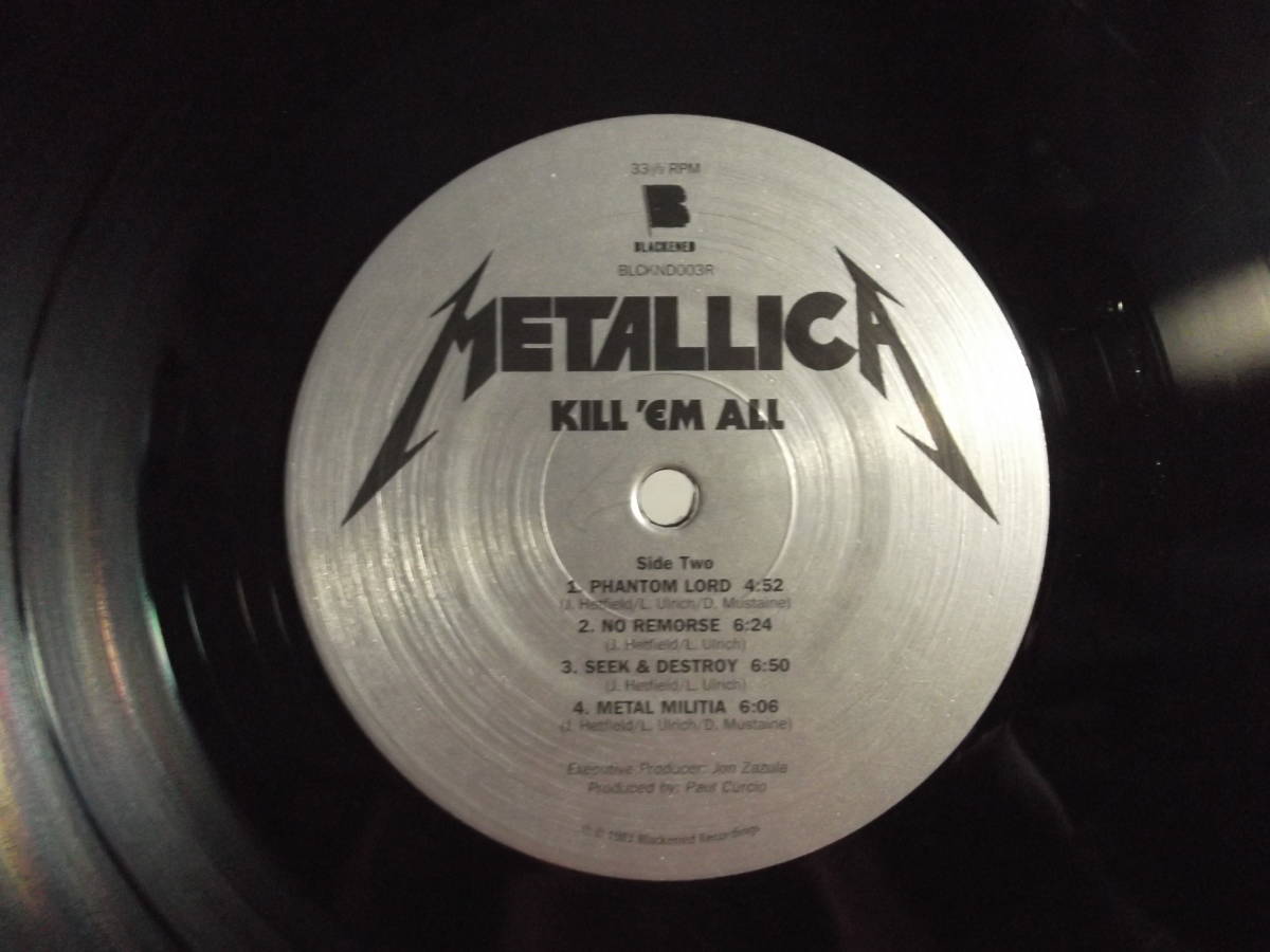 METALLICA[KILL 'EM ALL]VINYL，RE