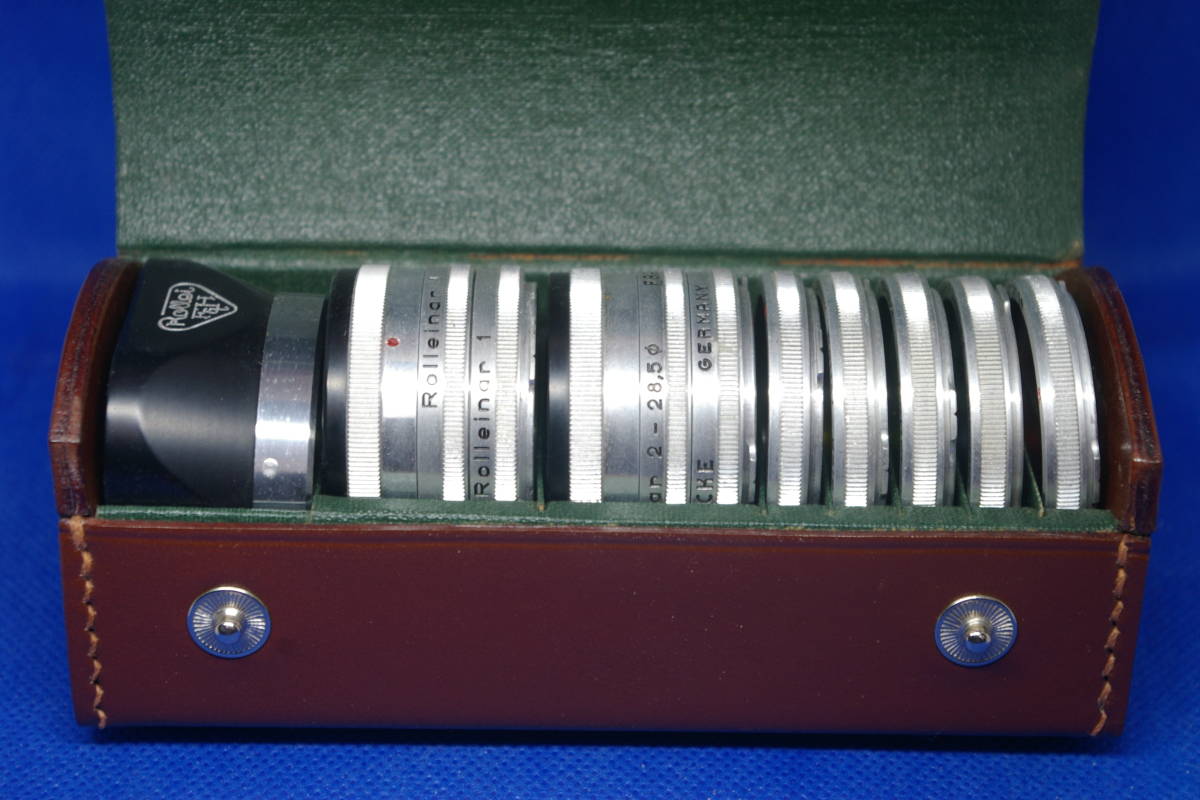 ROLLEIFLEX ローライフレックス　Bay１用 ローライナーⅠ、Ⅱ、メタルレンズフード、フィルター5枚　セット