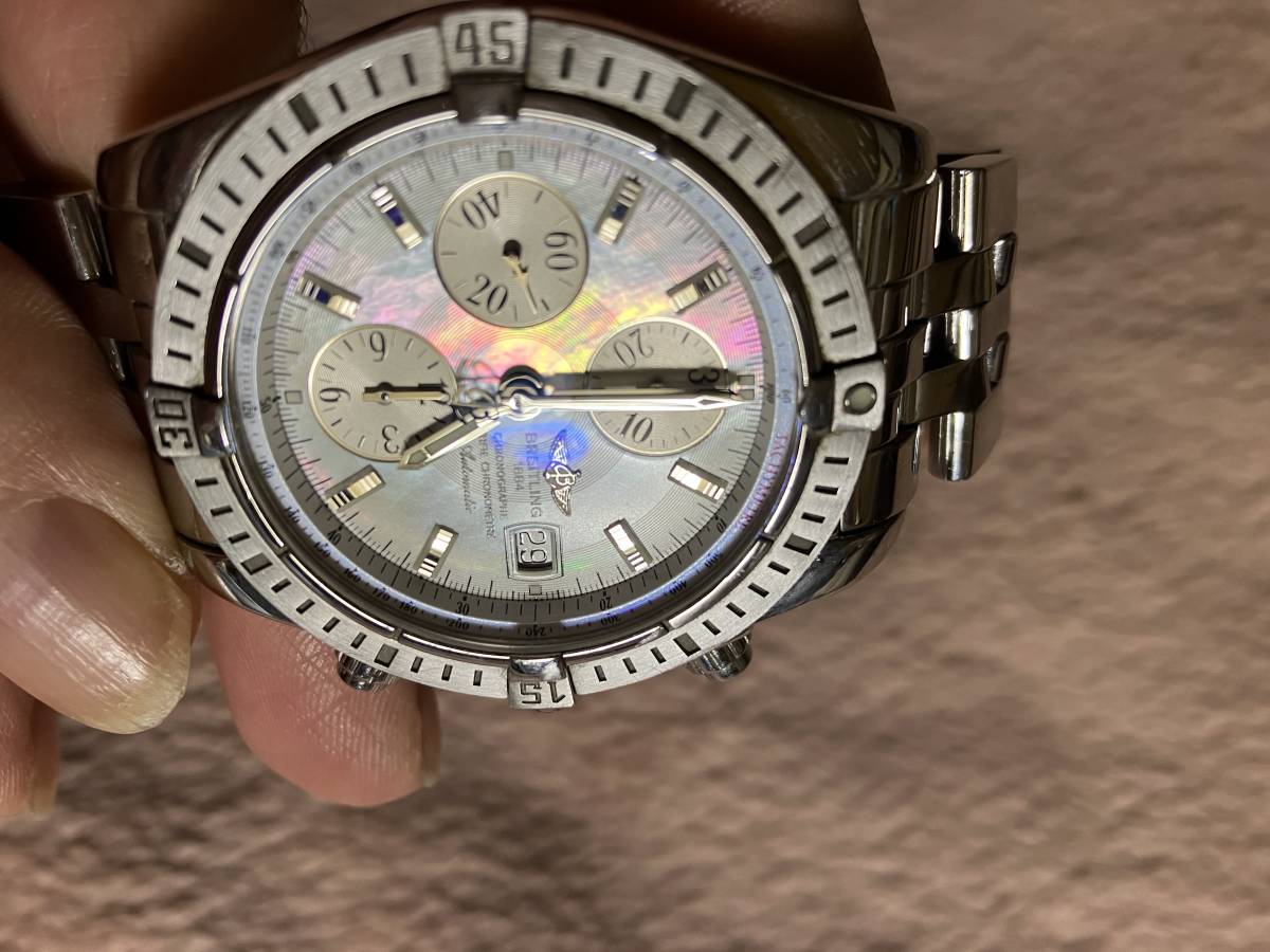 1円スタート〜〜 ブライトリング BREITLING クロノマット 