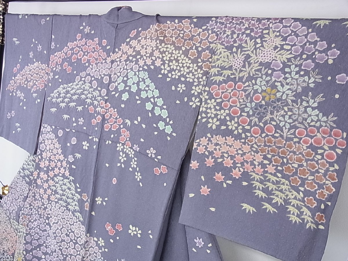 中国三大刺繍 総刺繍 汕頭刺繍 相良刺繍 訪問着 スワトウ刺繍