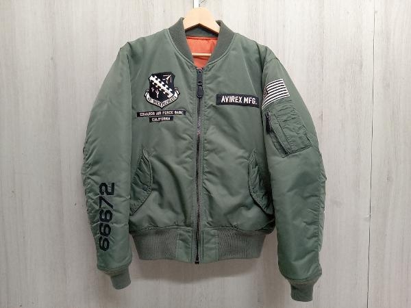 USA製 レザー革胸タグ　90S アヴィレックス MA-1 フライトジャケット USA製 革胸タグ90S AVIREX (アヴィレックス )製 フライトジャケット MA
