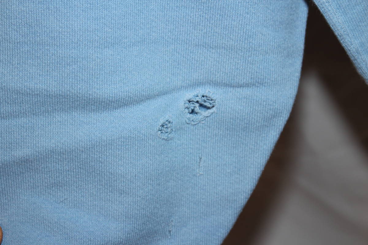 visvim 21SS AMPLUS CREW CRASH BLUE SIZE:3 ビズビム クラッシュ加工