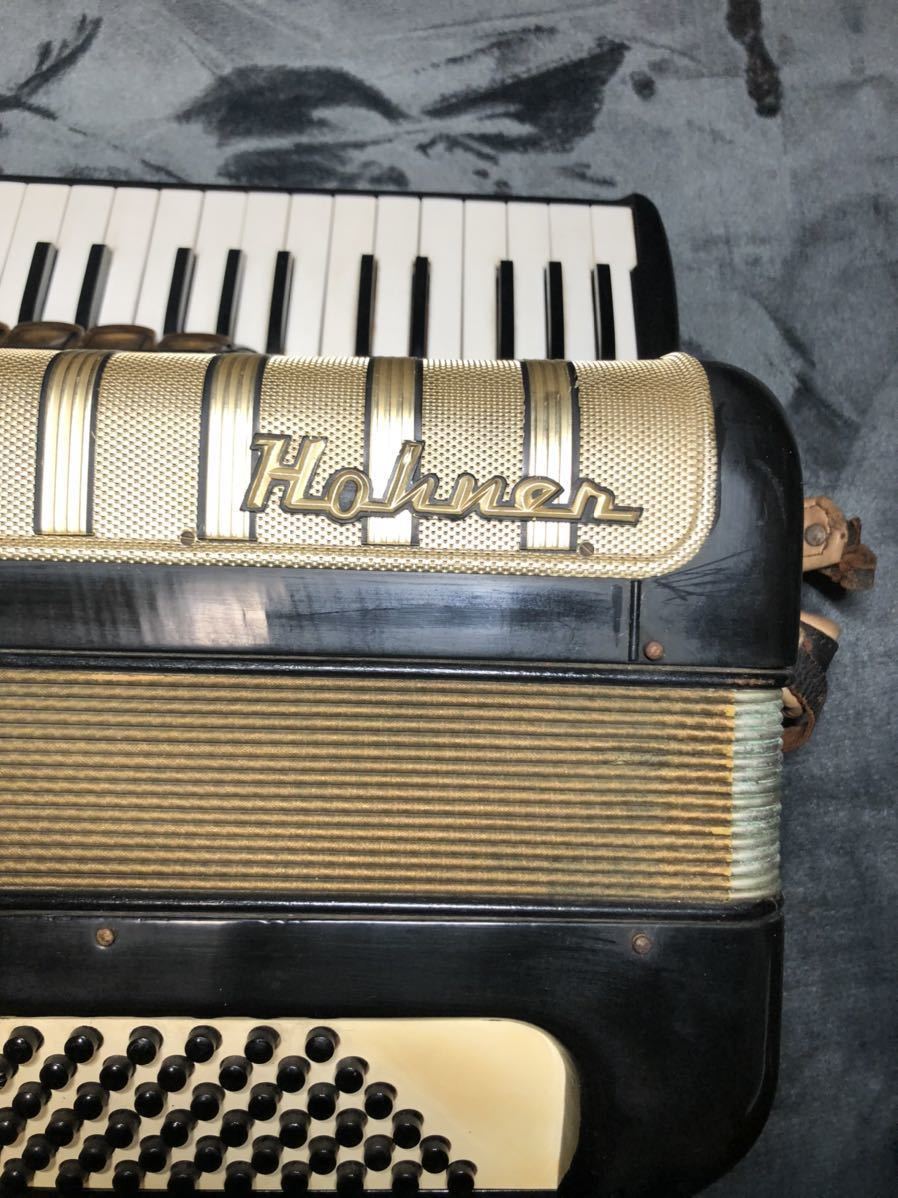 HOHNER ARIETTA IV M ボタン式アコーディオン 41鍵120ベース 動作OK