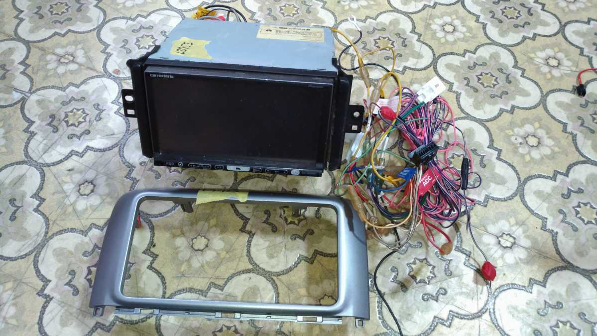 タント L375S L385S ★　　センターパネル 　2DINオーディオパネル　ステー　左右　社外ナビに　カロッツェリアナビおまけ