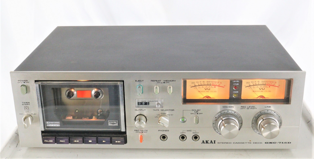 ステレオカセットデッキ AKAI アカイ GXC-715D 赤井電機株式会社