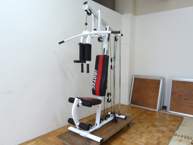 IROTEC マルチ ホームジム トレーニング マシン ウエイト 14枚 筋トレ