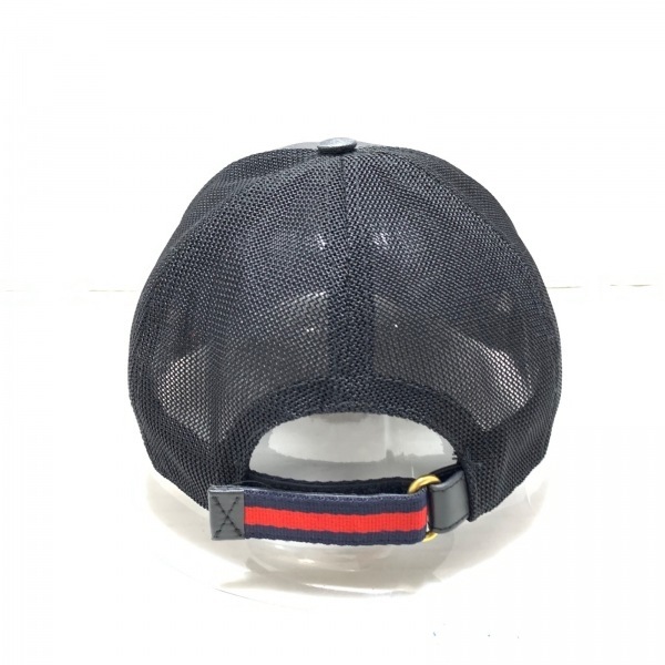 グッチ GUCCI 帽子 S ポリエステル×ナイロン×ポリウレタン 黒 グッチ GUCCI 帽子 S ポリエステル×ナイロン×ポリウレタン 黒