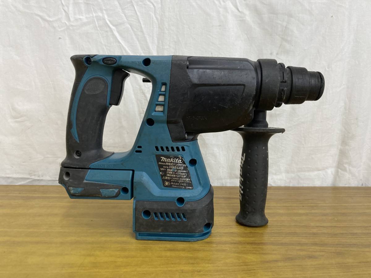 makita マキタ 24mm充電式ハンマドリル HR244D 18V ケース付き 動作確認済み 本体のみ ケース付　556819 管 IRAR