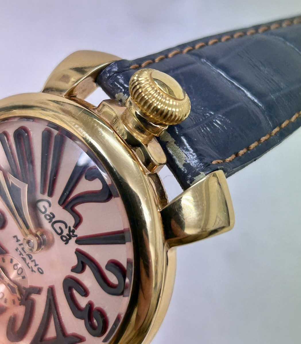 ガガミラノ GAGA MILANO マヌアーレ 48MM MANUALE 手巻き 腕時計 稼働