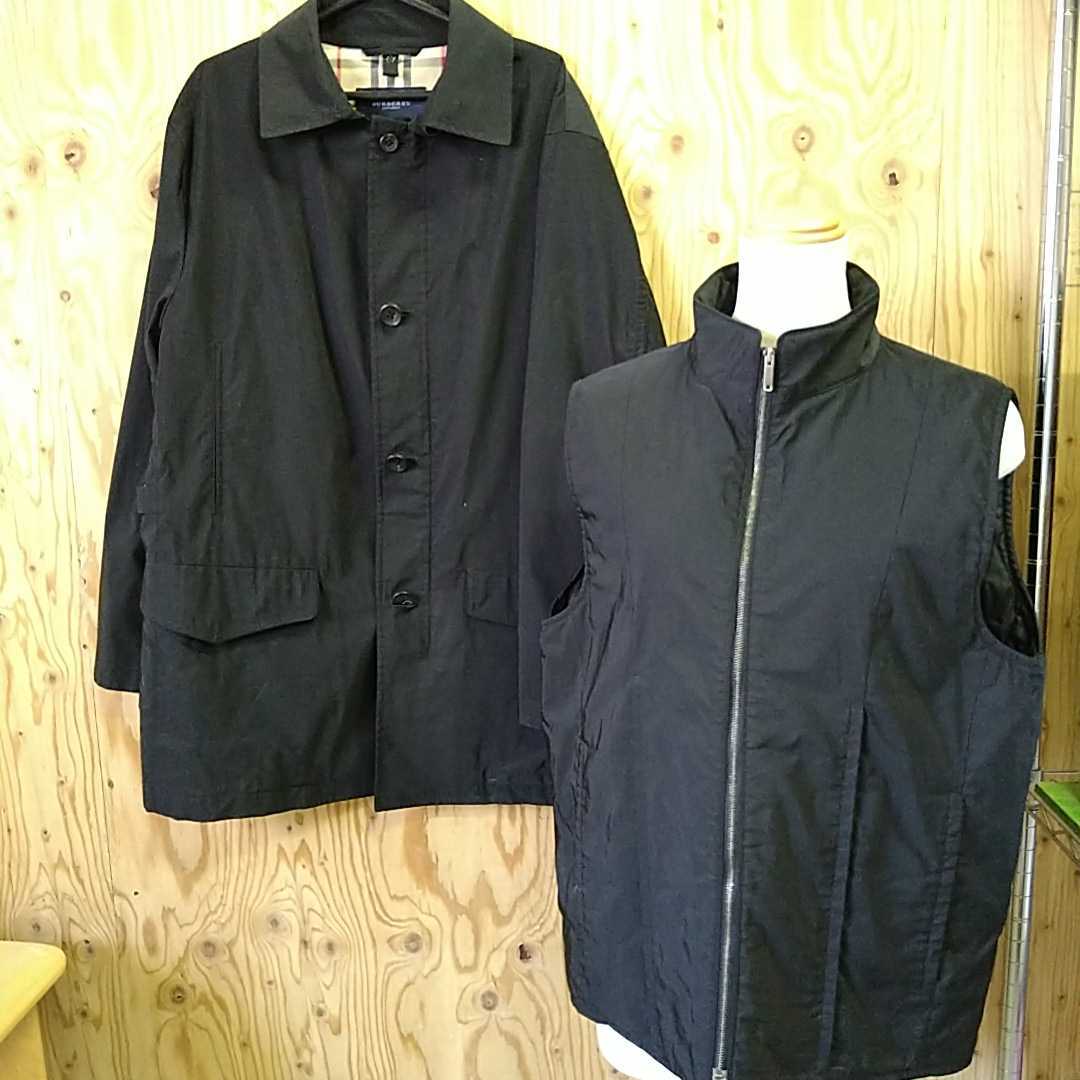 バーバリーロンドン BURBERRY LONDON メンズコート インナーベスト付き 