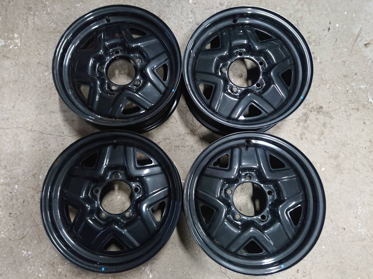 売り切り 新車外し スズキ純正 ジムニー JB64W スチールホイール 4本 16インチ 5.5J PCD139.7 5H SUZUKI 