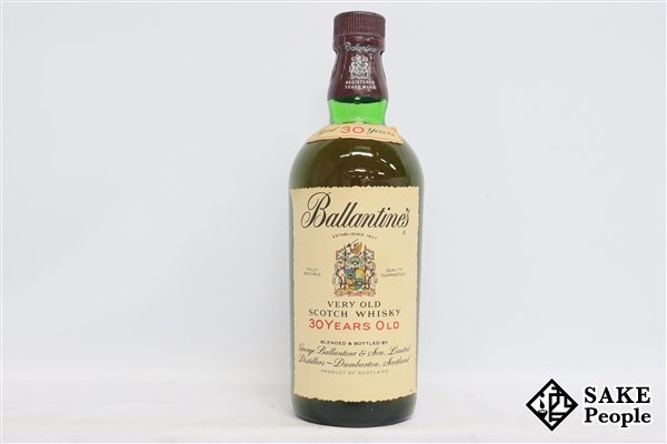 ◇注目! バランタイン 30年 ベリーオールド 旧ボトル 750ml 度数記載なし スコッチ