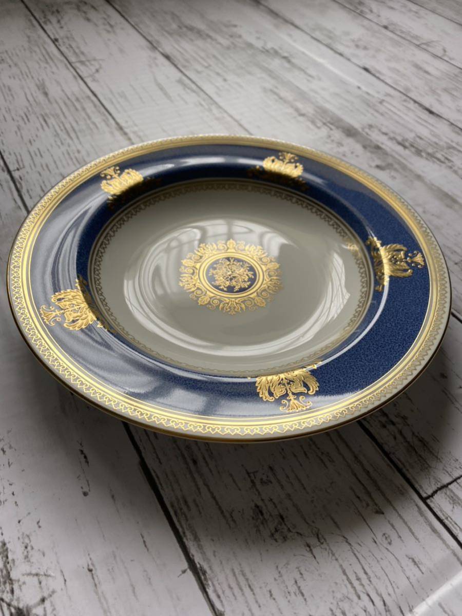 ウェッジウッド　コロンビア　パウダーブルー　スーププレート　ディナープレート WEDG WOOD コロンビアパウダーブルー スープ皿4枚 Wedgwoodコロンビア