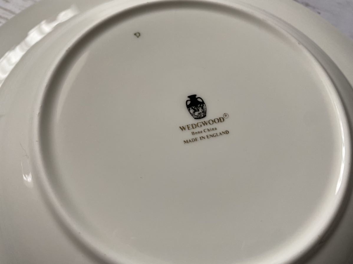 WEDG WOOD コロンビアパウダーブルー スープ皿4枚 Wedgwoodコロンビア
