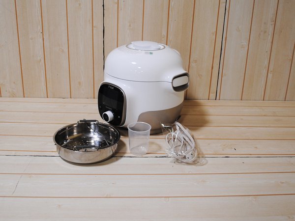 T-fal ティファール●圧力調理器具 マルチクッカー クックフォーミー キッチン家電 時短料理 タイマー予約/ホワイト/難有/1円スタート/XB