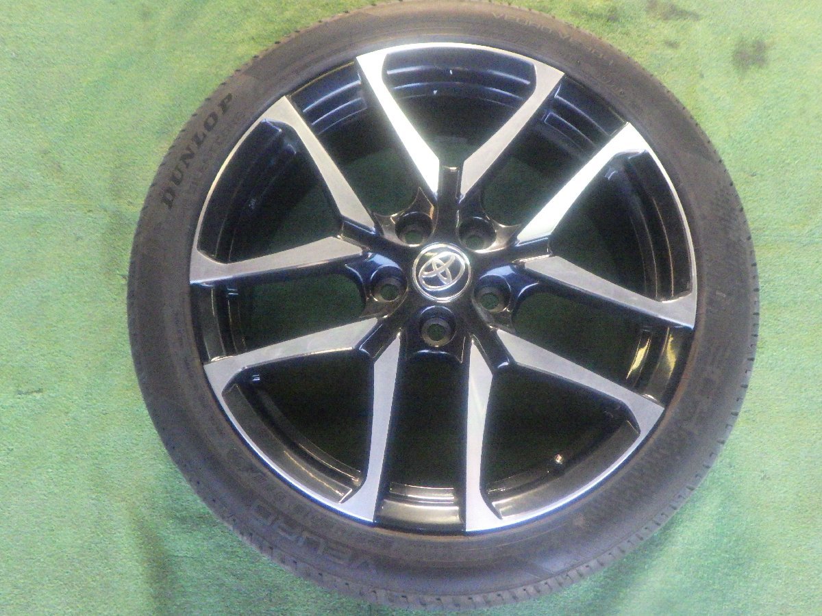 トヨタ　ZYX11　CH-R☆19インチ　純正ホイール　7.5jj+50☆タイヤ付　225/45R19　ダンロップ2021年製☆一本のみ☆Y401020☆S1F