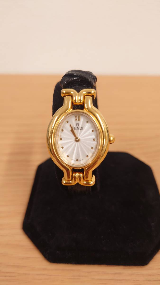 フェンディ FENDI 640L クォーツ 腕時計 レディース 電池交換済 稼働品