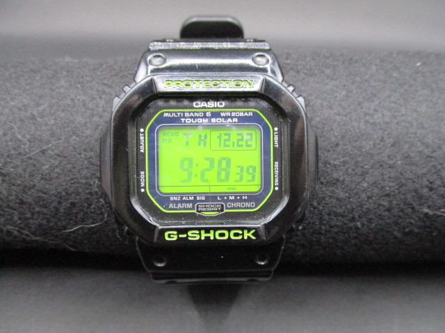 Gw m5610b ソーラー g-shock 緑 G-SHOCK GW-M5610BC-1JF 電波ソーラー