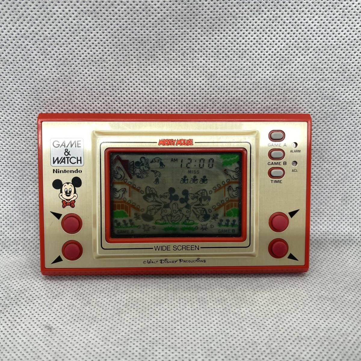 1596 極美品 動作OK Nintendo 任天堂 ゲームウォッチ GAME&WATCH 