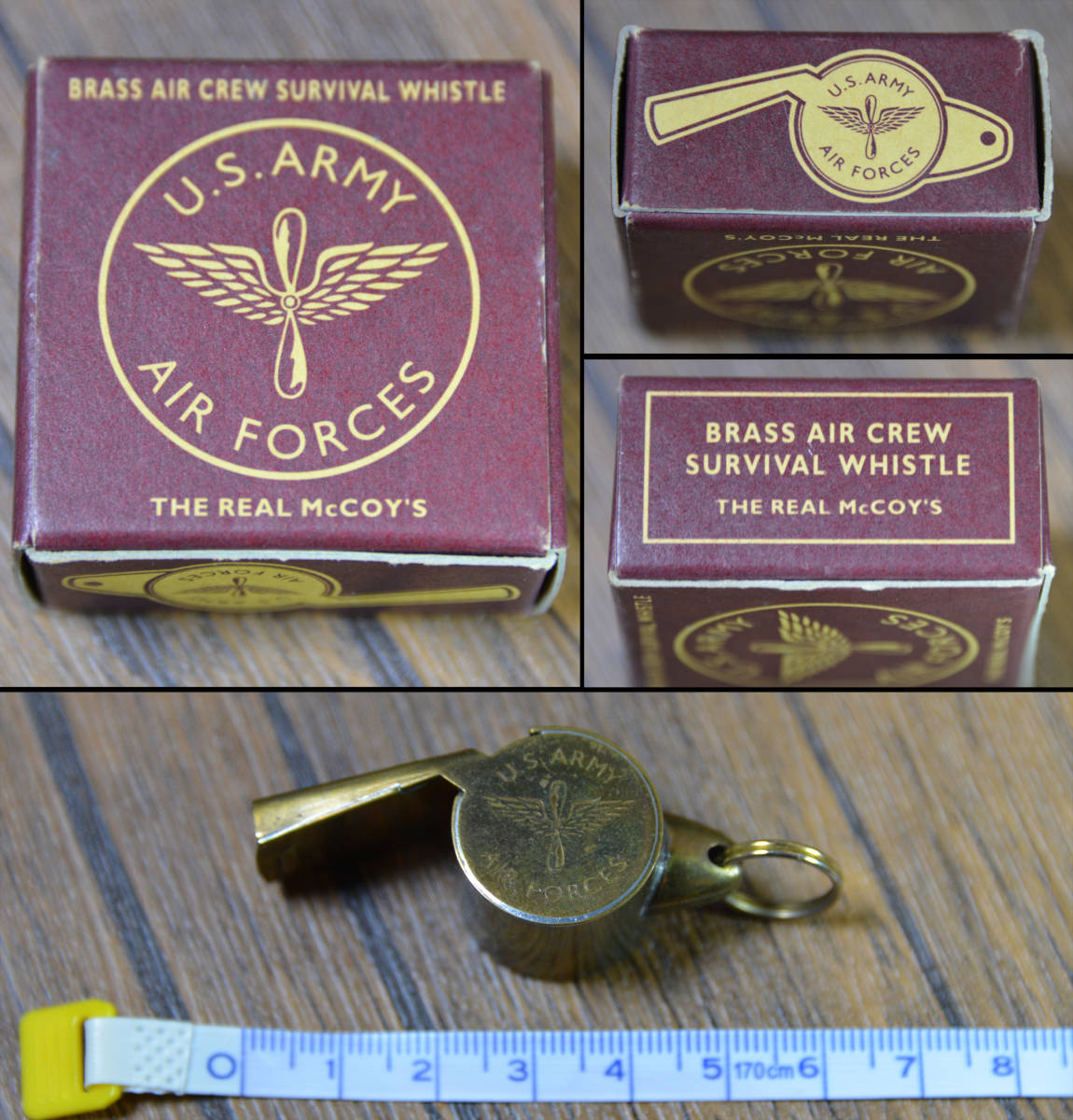 希少 旧リアルマッコイズ】A-2のアクセサリーに！ ブラスホイッスル