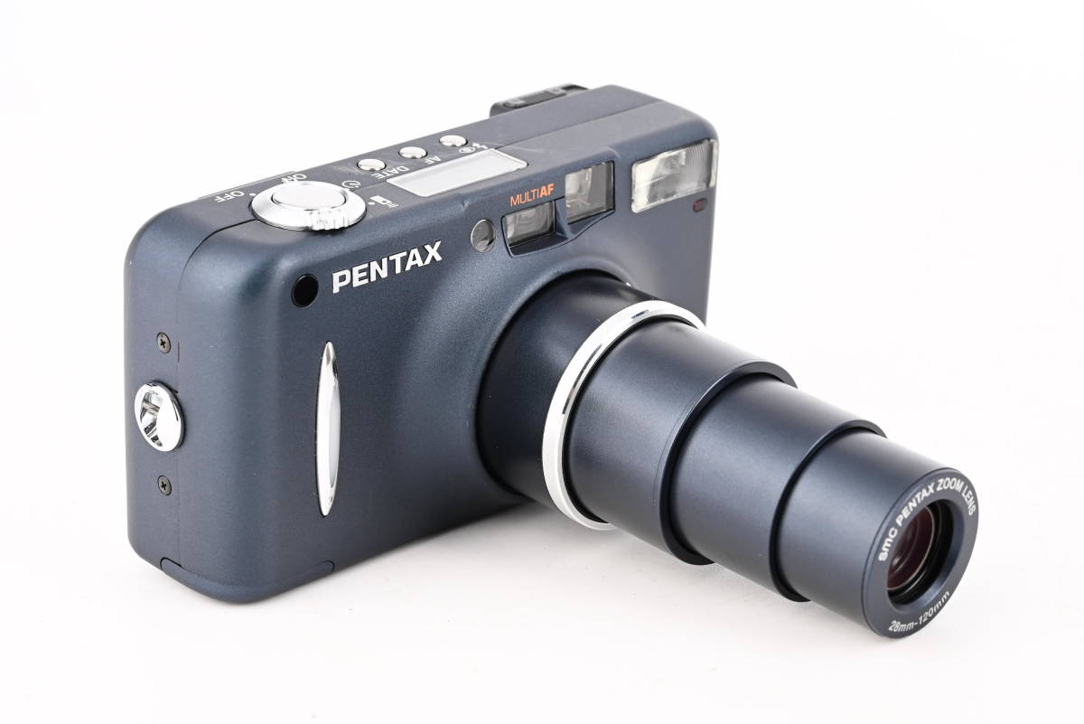 【動作確認済】Pentax ESPIO 120SW Ⅱ 限定色 インディゴブルー 動作確認済】Pentax ESPIO 120SW Ⅱ 限定色 インディゴブルー