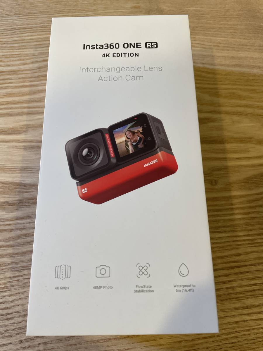Insta360 ONE RS 4K アクションカメラ レンズ交換式 4Kブーストレンズ