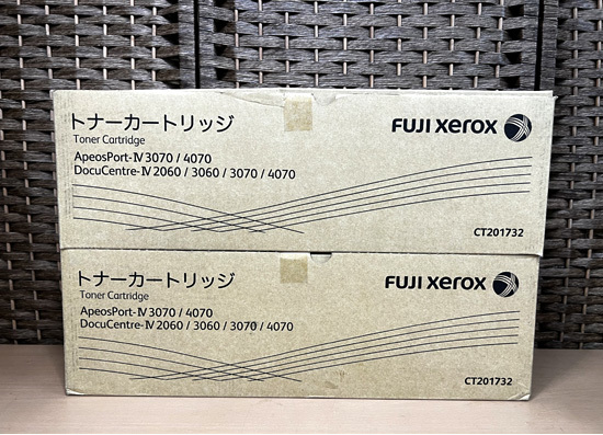 未使用 富士ゼロックス 純正トナーカートリッジ CT201732 2本セット