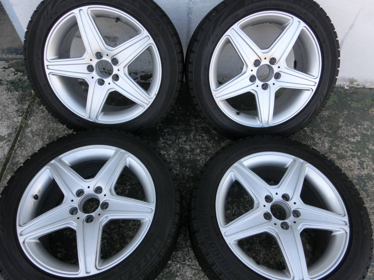 ベンツ　W212　Ｅクラス　スタッドレス4本セット　ブリザックVRX　深溝