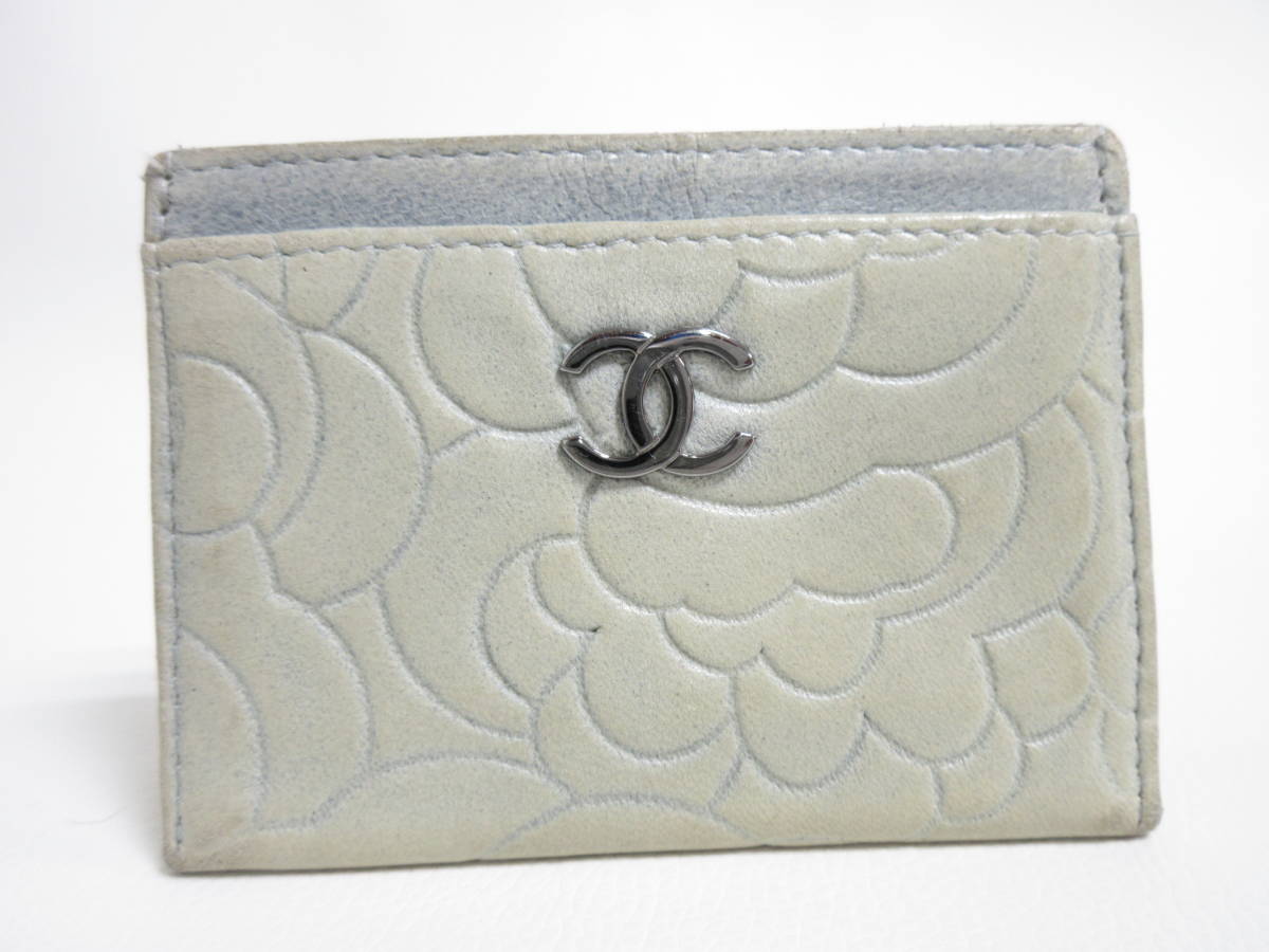 CHANEL(シャネル) カメリア カードケース・名刺入れ(レディース ｶﾒﾘｱ