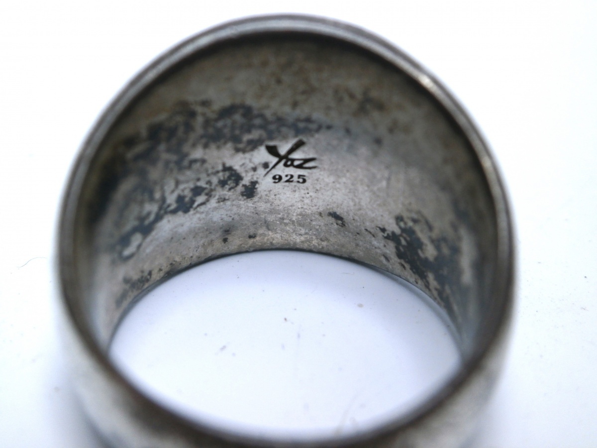 矢沢永吉　シルバーリング　25号 矢沢永吉 リング シルバー925 Yaz Eハネ 25号 EIKICHI YAZAWA 矢沢永吉