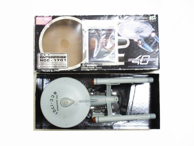  XS403 スタートレック 40周年記念 フィギュア U.S.S. エンタープライズ NCC-1701 箱付 / STAR TREK ENTERPRISE SF 玩具 / / 現状渡し(スタートレック)｜売買されたオークション情報、yahooの商品情報をアーカ スタートレック