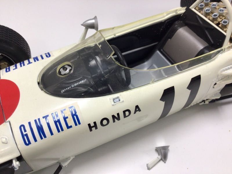 1円〜 破損 タミヤ 1/12 ホンダF-1 RA 272 メタルダイキャスト完成