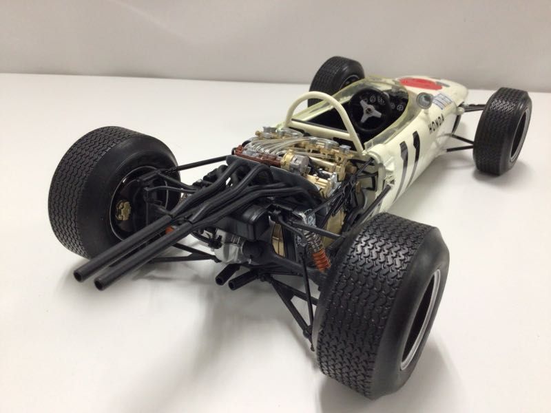 1円〜 破損 タミヤ 1/12 ホンダF-1 RA 272 メタルダイキャスト完成