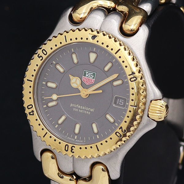 タグホイヤー プロフェッショナル 稼働 付属品付き ギャランティ