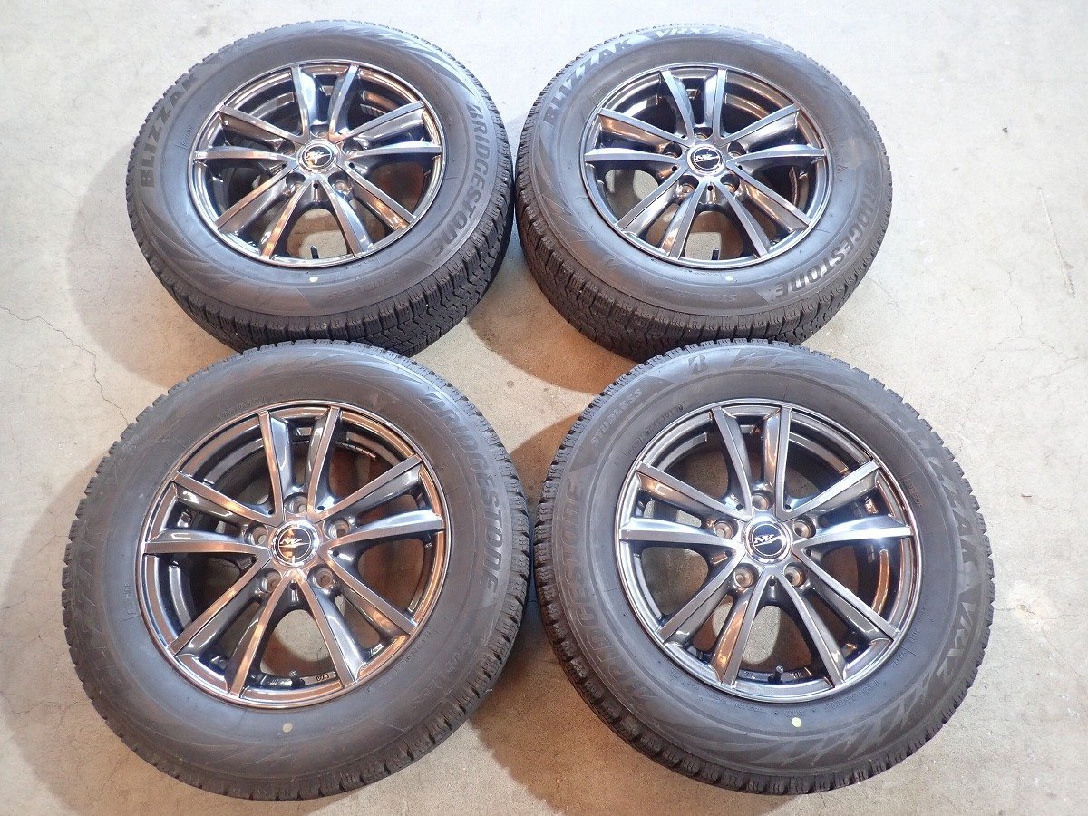 QR3636【送料無料195/65R15】ノア VOXY ステップワゴン BS 中古