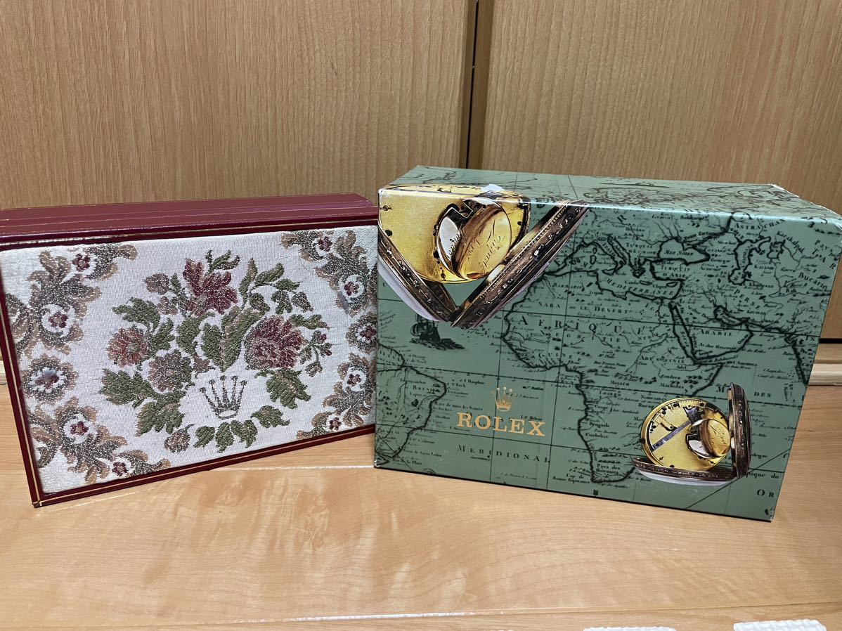 ロレックス 空箱 花柄 刺繍 ROLEX 空き箱 ボックス 花柄刺繍 BOX 時計