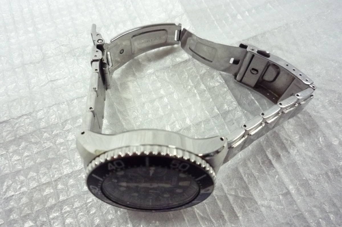 SEIKO セイコー AIR DIVER，S200mステンレススチール 腕時計 V175-OADO 
