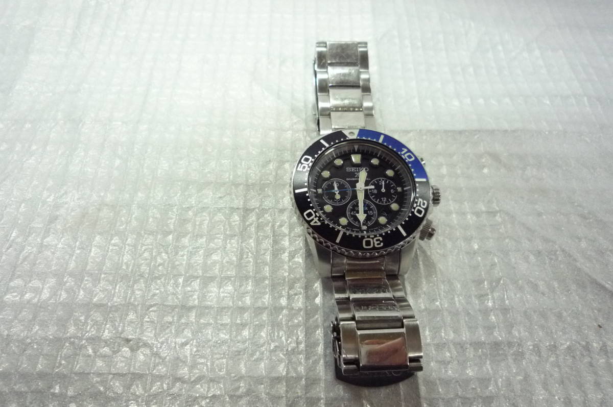 SEIKO セイコー AIR DIVER，S200mステンレススチール 腕時計 V175-OADO 