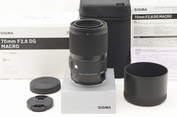 ☆美品☆ SIGMA シグマ 70mm F2.8 DG MACRO Art ソニーEマウント用