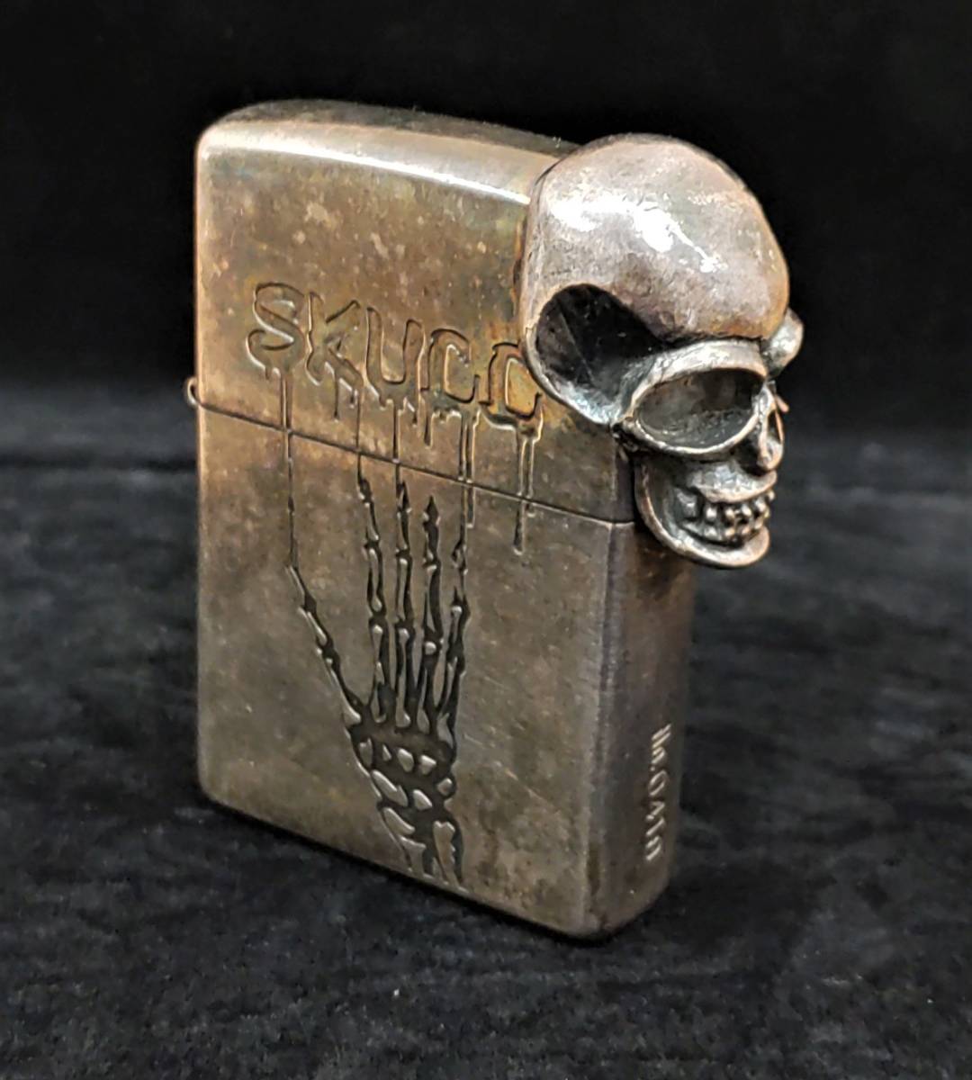 #9990【コレクター必見！】★☆　ZIPPO　ジッポー　SKULL　スカル　1999年製　ドクロ　 ☆★