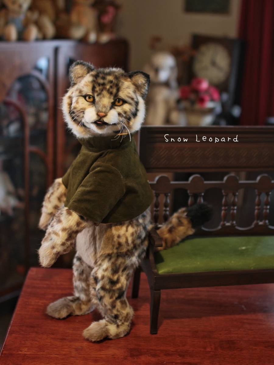 テディベア☆KEITA BEAR トイスケルトン入り遊べる野生猫科シリーズ