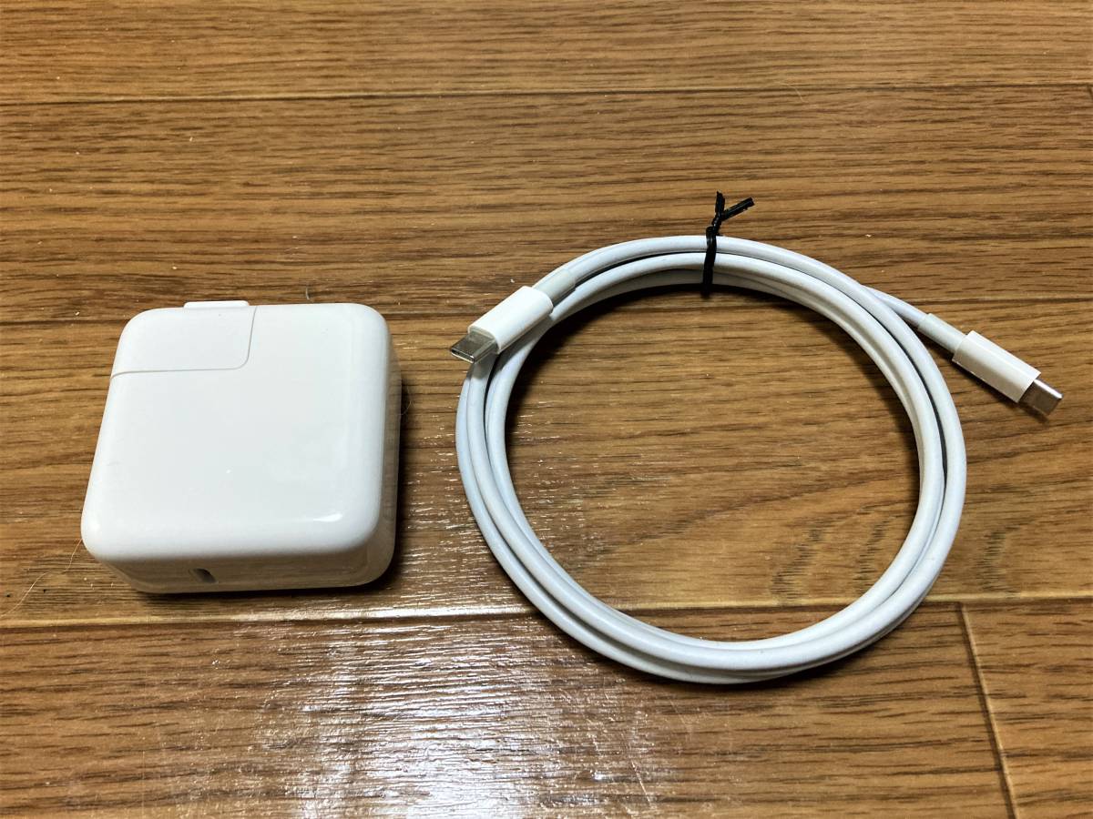 MacBook Apple Air M1 30W ケーブル 付属 - 純正充電器 純正 USB-C電源 