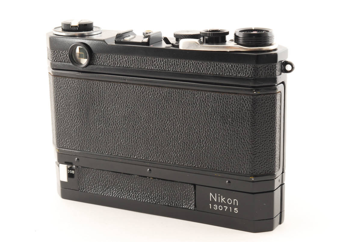 外観美品】Nikon S2 ブラック リペイント Nikkor-H 5cm F2 (50mm