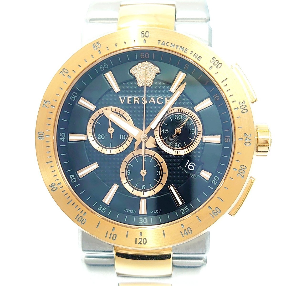 良品】 VERSACE ヴェルサーチ VFG211002880959 メデューサ SS クオーツ 